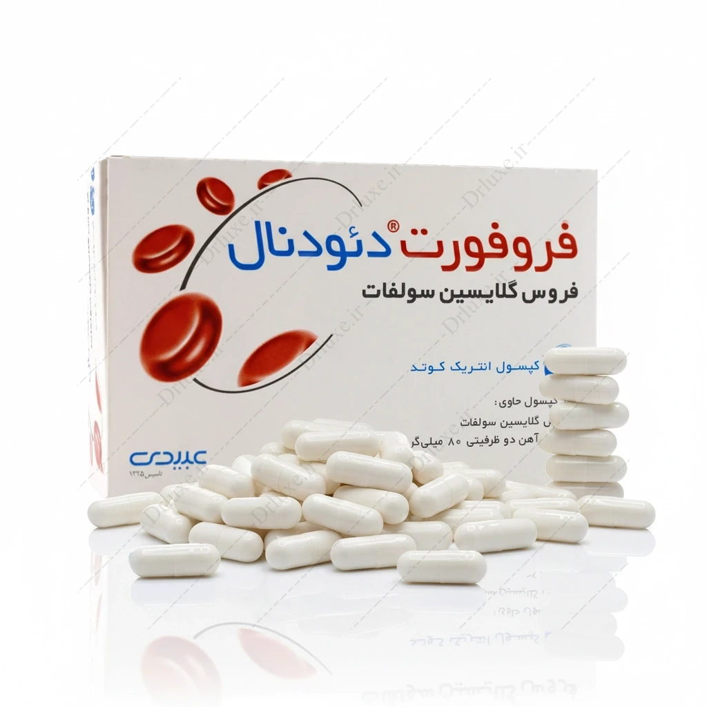 کپسول فروفورت دئودنال دکتر عبیدی 30 عدد